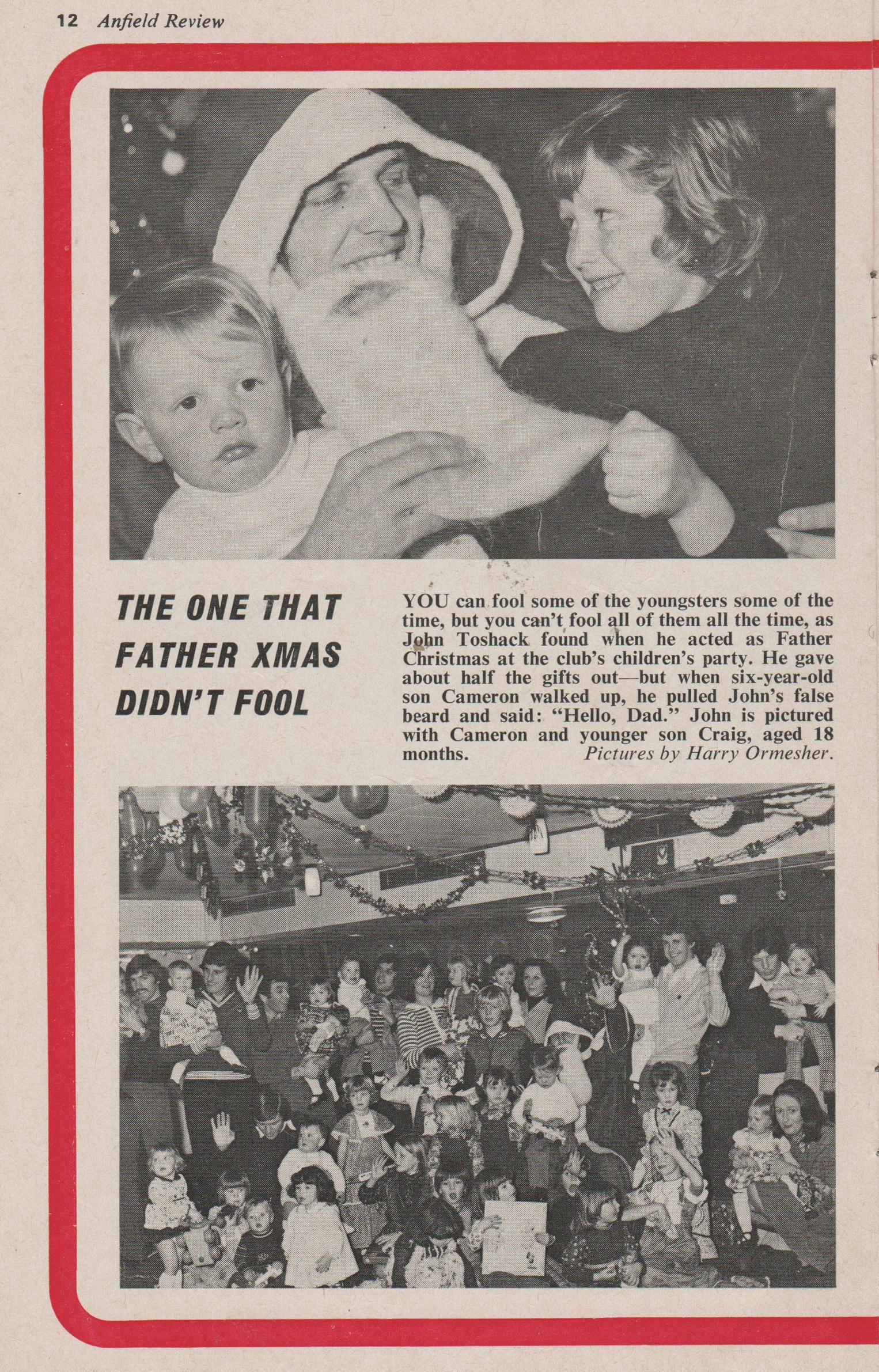 The one that father christmas didn't fool